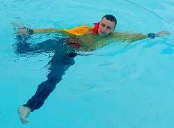 lifesaving sidestroke kick-out